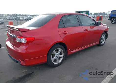2011 Toyota Corolla S from USA, damaged, VIN 2T1BU4EE2BC711071